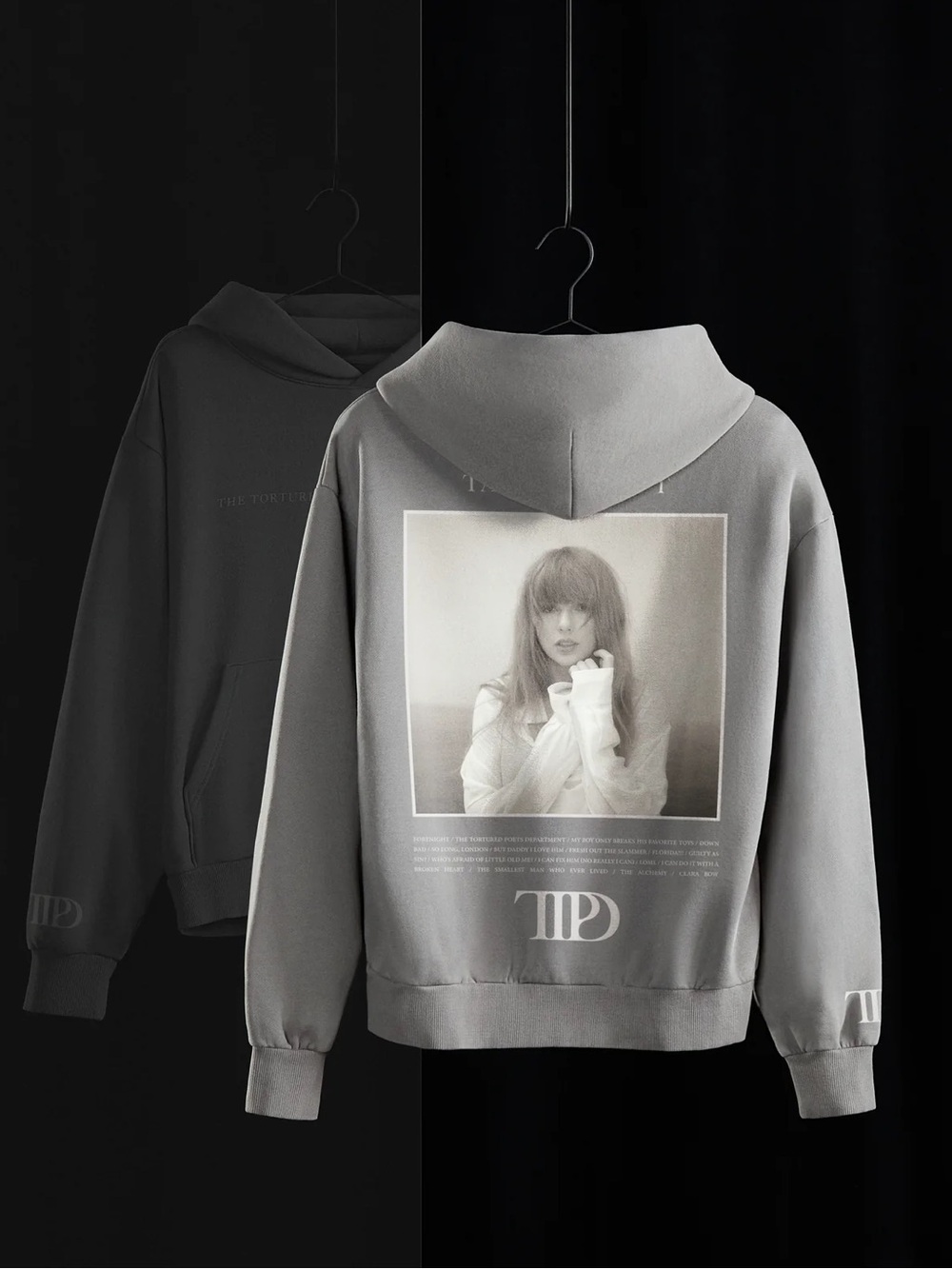 Taylor Swift THE TORTURED POETS DEPARTMENT GRAY HOODIE